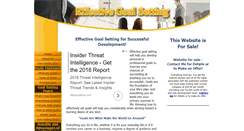 Desktop Screenshot of effective-goal-setting.com