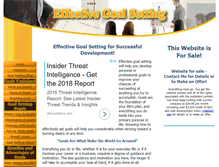 Tablet Screenshot of effective-goal-setting.com